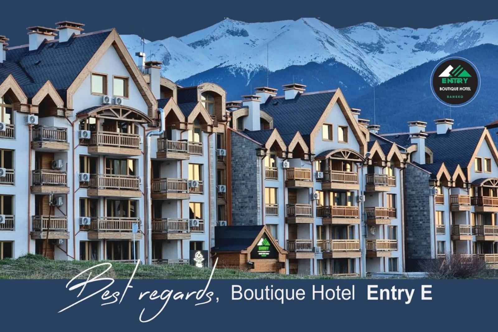 Boutique Hotel Entry E Bansko Bagian luar foto